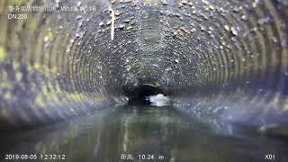 X5-HMA rohr CCTV-Inspektions roboter mit Drehkamera DN200 Inspektion