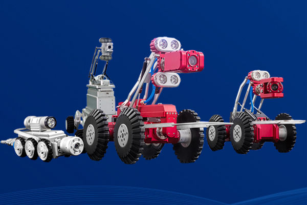 Es ist einfach, die Pipeline mit einem Pipeline-Inspektions roboter zu reparieren