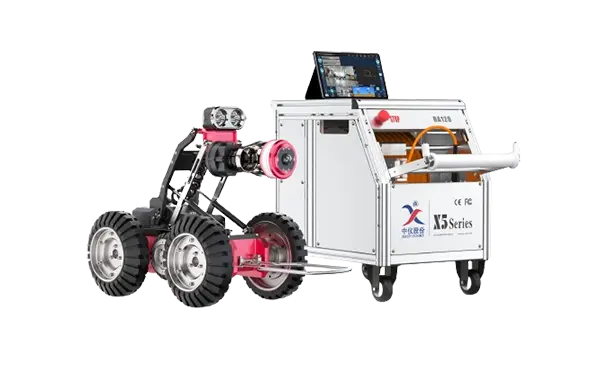 X5-HT4 Pipeline CCTV-Inspektions roboter